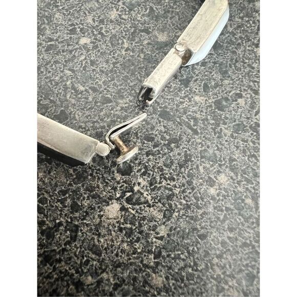 Vintage Sterling silver 925 Bracelet /w genuine Agate stones - Picture 12 of 16